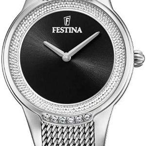 Festina Damklocka F20494-3 Svart/Stål Ø30 mm