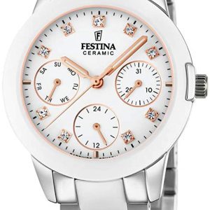 Festina Damklocka F20497-1 Vit/Keramik Ø35 mm