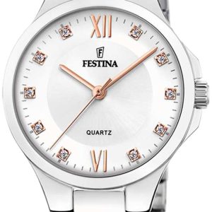 Festina Damklocka F20582-1 Mademoiselle Silverfärgad/Stål Ø34 mm