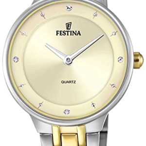 Festina Damklocka F20625-2 Mademoiselle Gulguldstonad/Gulguldtonat