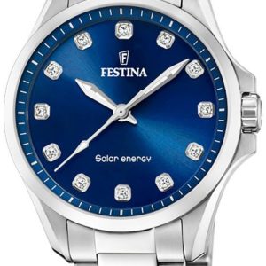 Festina Damklocka F20654-4 Petite Blå/Stål Ø35 mm