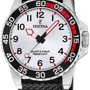 Festina F20460-1 Vit/Läder Ø36 mm