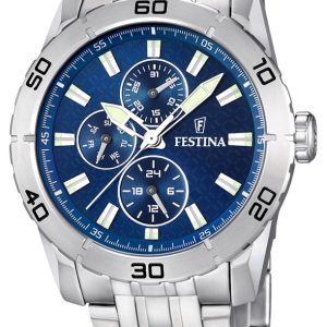 Festina Herrklocka F16606-2 Sport Blå/Stål Ø42 mm