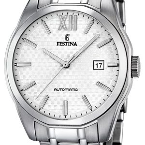 Festina Herrklocka F16884-2 Silverfärgad/Stål Ø39 mm