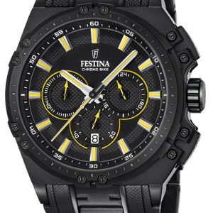 Festina Herrklocka F16969-3 Sport Svart/Stål Ø44 mm