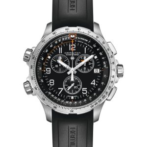 HAMILTON Khaki Aviation X-Wind GMT Chrono Quartz 46mm