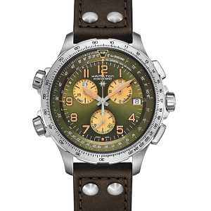 HAMILTON Khaki Aviation X-Wind GMT Chrono Quartz 46mm