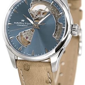 Hamilton Damklocka H32215840 Jazzmaster Blå/Läder Ø36 mm