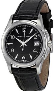 Hamilton Damklocka H32241589 American Classic Jazzmaster Svart/Läder