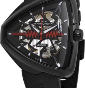 Hamilton Herrklocka H24301511 American Classic Ventura Vit/Läder