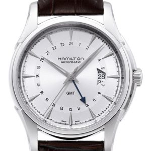 Hamilton Herrklocka H32585551 Silverfärgad/Läder Ø42 mm