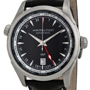 Hamilton Herrklocka H32695731 Svart/Läder Ø42 mm