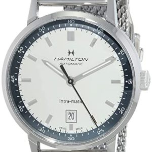 Hamilton Herrklocka H38425120 American Classic Intra-Matic Vit/Stål