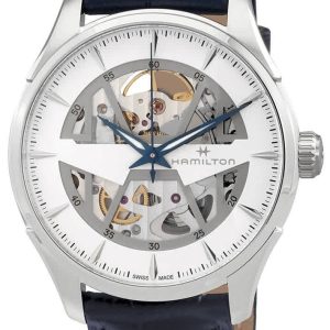 Hamilton Herrklocka H42535610 Jazzmaster Vit/Läder Ø40 mm