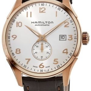 Hamilton Herrklocka H42575513 American Classic Jazzmaster Vit/Läder