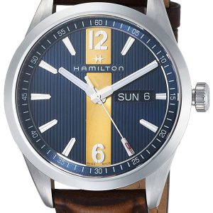 Hamilton Herrklocka H43311541 Broadway Blå/Läder Ø40 mm