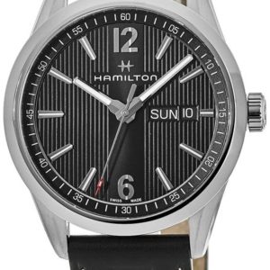 Hamilton Herrklocka H43311735 Broadway Svart/Läder Ø40 mm