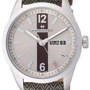 Hamilton Herrklocka H43311985 Broadway Beige/Textil Ø40 mm