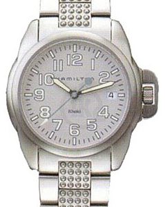 Hamilton Herrklocka H61311153 Khaki Silverfärgad/Stål Ø34 mm