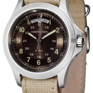 Hamilton Herrklocka H64451353 Khaki Brun/Stål Ø40 mm