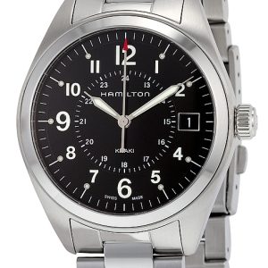 Hamilton Herrklocka H68551933 Khaki Svart/Stål Ø40 mm