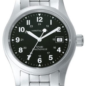 Hamilton Herrklocka H69419133 Khaki Svart/Stål Ø38 mm