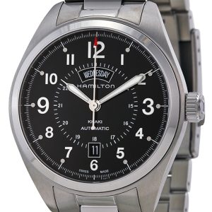 Hamilton Herrklocka H70505133 Khaki Svart/Stål Ø42 mm