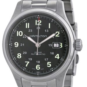 Hamilton Herrklocka H70525133 Khaki Svart/Titan Ø42 mm