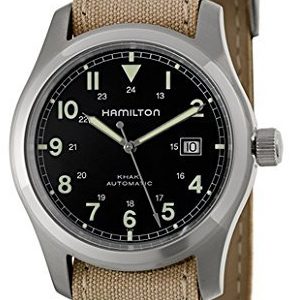 Hamilton Herrklocka H70555933 Khaki Svart/Textil Ø41 mm