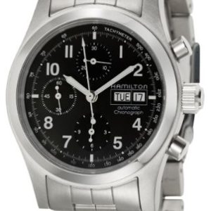 Hamilton Herrklocka H71516133 Khaki Svart/Stål Ø42 mm