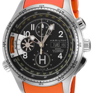 Hamilton Herrklocka H76616933 Khaki Aviation Svart/Gummi Ø44 mm