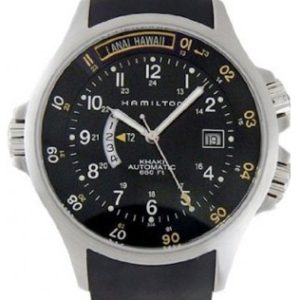 Hamilton Herrklocka H77645333 Khaki Svart/Gummi Ø42 mm