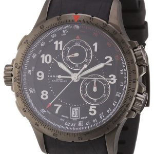 Hamilton Herrklocka H77672333 Khaki Svart/Gummi Ø42 mm