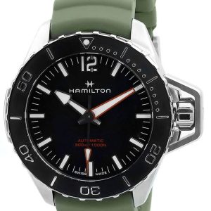 Hamilton Herrklocka H77825331 Khaki Navy Frogman Svart/Gummi Ø46 mm