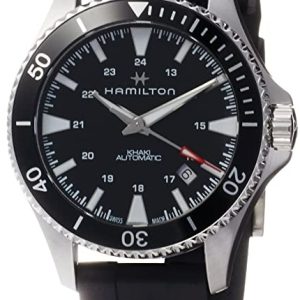 Hamilton Herrklocka H82515330 Khaki Navy Svart/Gummi Ø43 mm