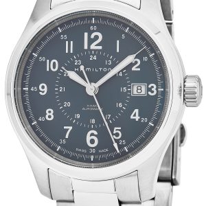 Hamilton Khaki Field Herrklocka H70305143 Blå/Stål Ø40 mm