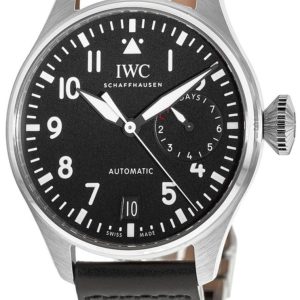 IWC Big Pilot Herrklocka IW501012 Grå/Läder ⌀46.2 mm