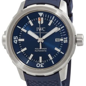 IWC Herrklocka IW328801 Aquatimer Blå/Gummi ⌀42 mm