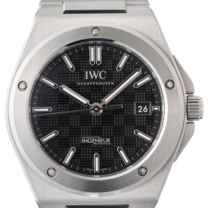 IWC Herrklocka IW328901 Ingenieur Automatic 40 Svart/Stål ⌀40 mm