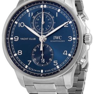 IWC Herrklocka IW390701 Portugieser Blå/Stål ⌀44.6 mm