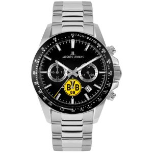 Jacques Lemans Borussia Dortmund BVB-06 - Herr - 42 mm - Analogt - Quartz - Hardlex Crystal Mineralglas