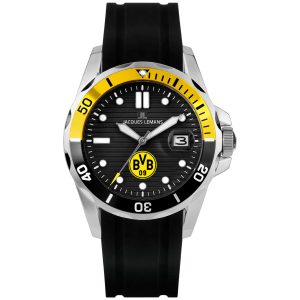 Jacques Lemans Borussia Dortmund BVB-07 - Herr - 41 mm - Analogt - Quartz - Hardlex Crystal Mineralglas