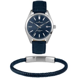 Jacques Lemans Derby Set 1-2143C - Herr - 42 mm - Quartz - Mineralglas