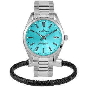 Jacques Lemans Derby Set 1-2143G - Herr - 42 mm - Quartz - Mineralglas