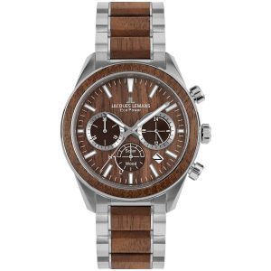 Jacques Lemans Eco Power 1-2115J - Herr - 44 mm - Analogt - Quartz - Mineralglas