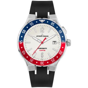 Jacques Lemans Hybromatic 1-2109B - Herr - 42 mm - Analogt - Hybromatic - Mineralglas