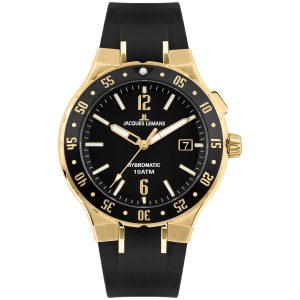 Jacques Lemans Hybromatic 1-2109E - Herr - 42 mm - Analogt - Hybromatic - Mineralglas