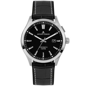 Jacques Lemans Hybromatic 1-2130A - Herr - 42 mm - Analogt - Hybromatic - Mineralglas