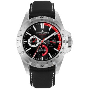 Jacques Lemans Sport Chrono 42-11A - Herr - 41 mm - Analogt - Quartz - Mineralglas