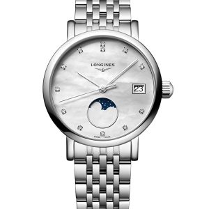 LONGINES Elegant Diamonds Moon Phase 30mm